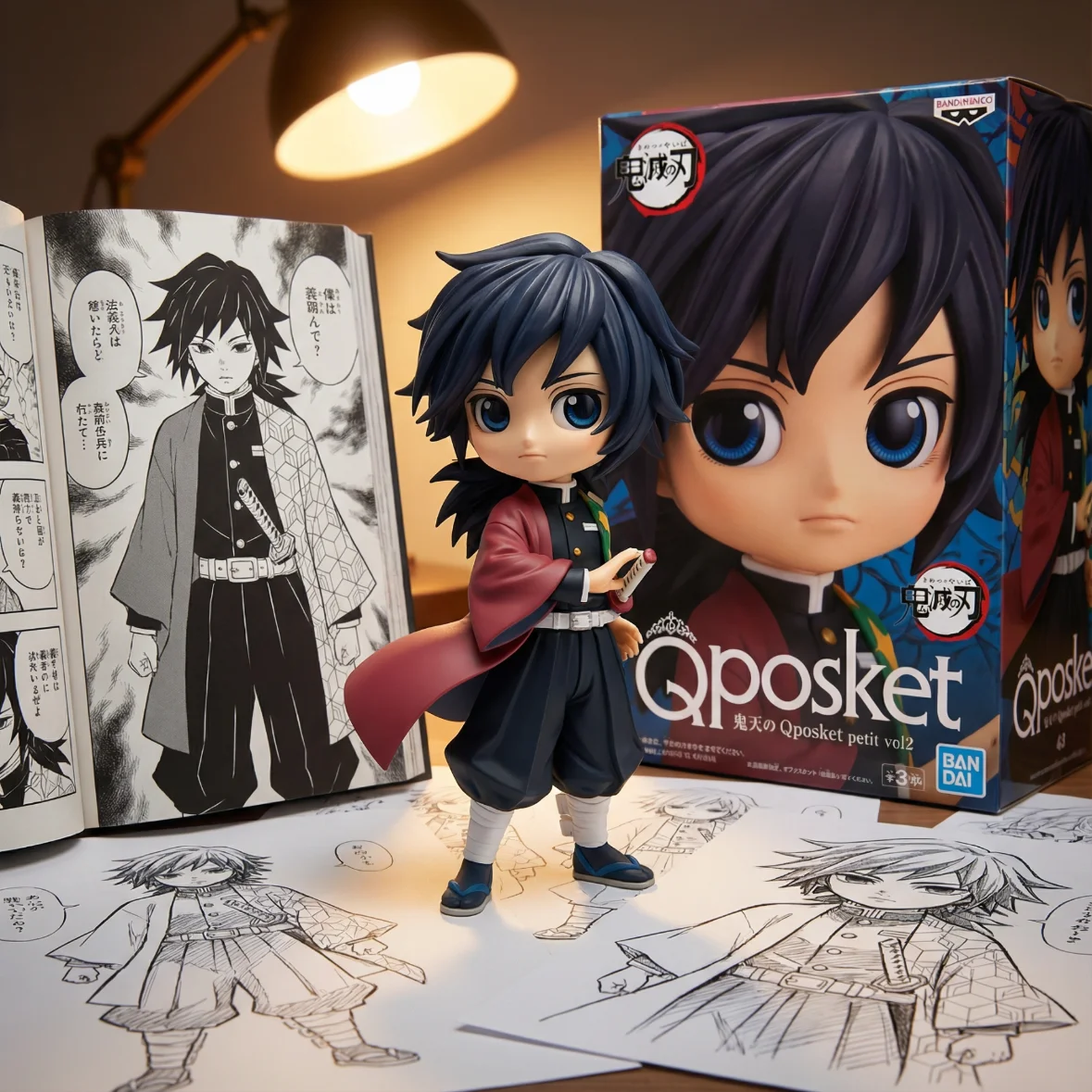 鬼灭之刃 Qposket富冈义勇 -9cm
