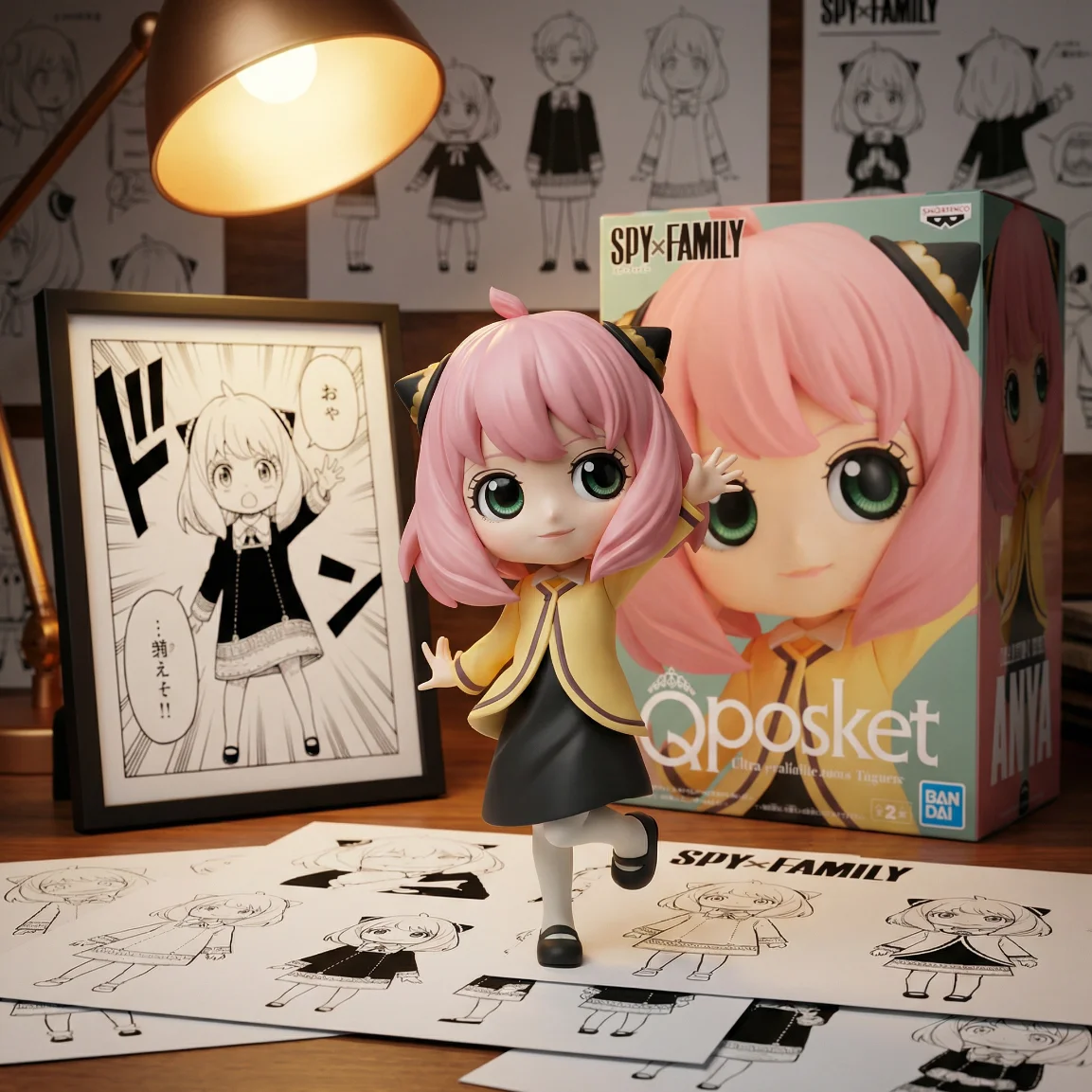 间谍过家家 眼镜厂 Qposket 阿尼亚 便服-14CM