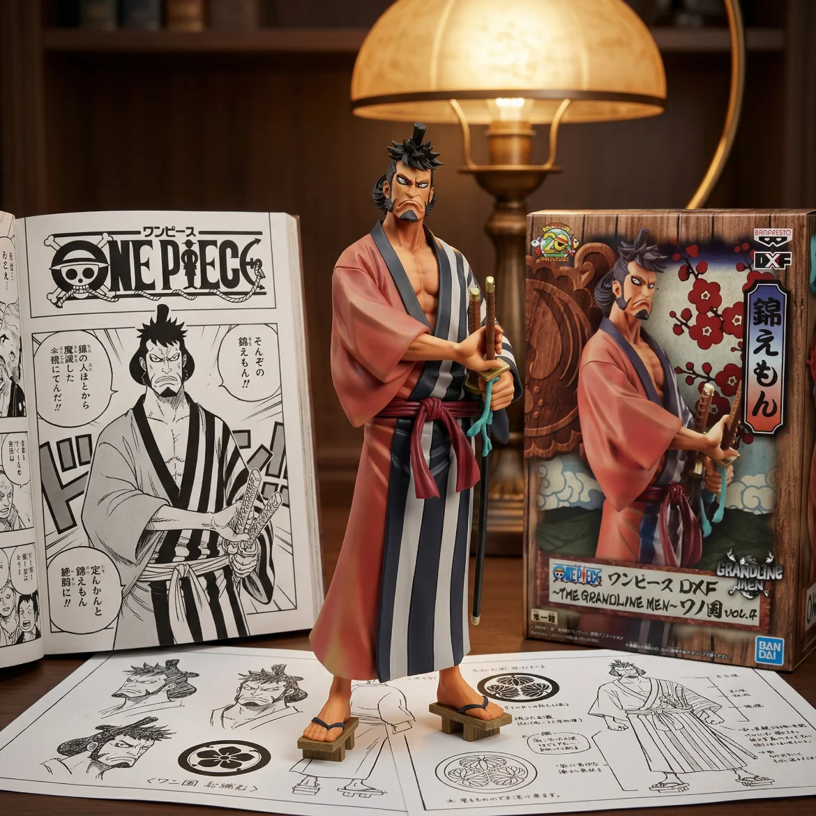 海贼王 DXF 和之国 锦卫门-17CM