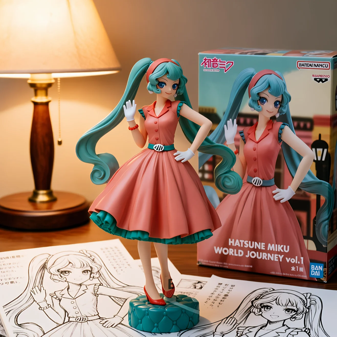 初音未来 眼镜厂 世界旅行 环游世界-18CM