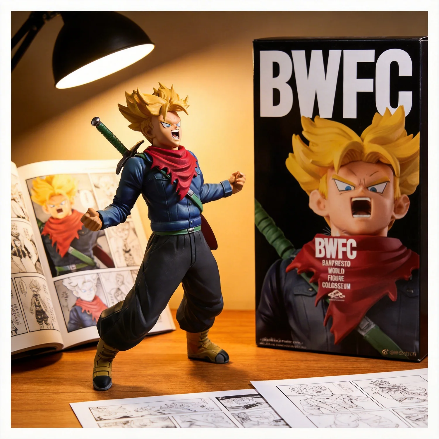 七龙珠 BWFC 爆气特兰克斯 -18CM