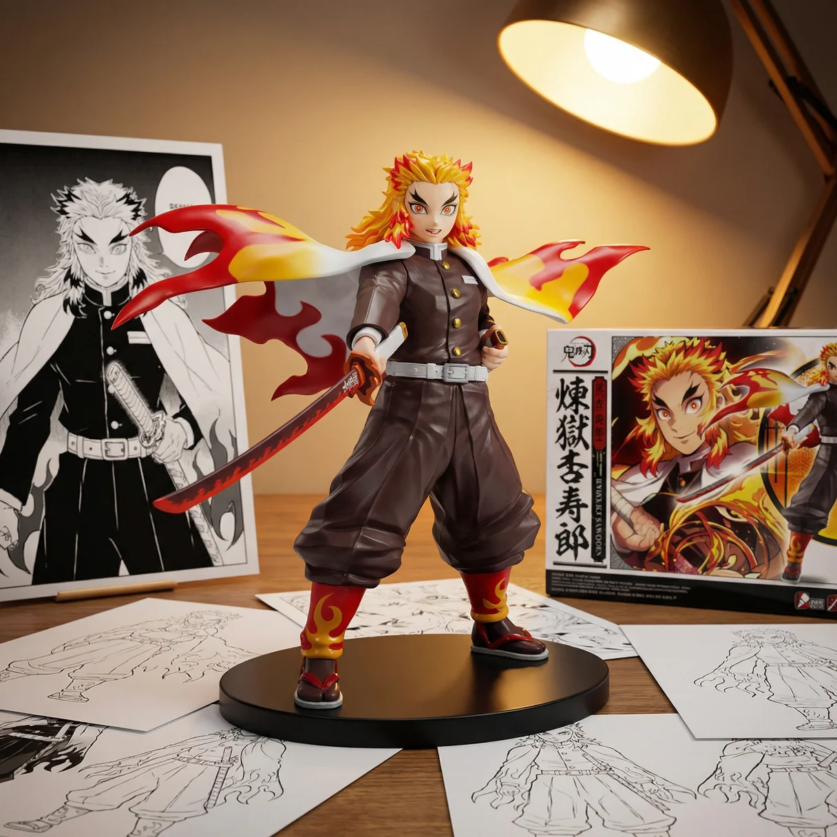 鬼灭之刃 炎柱 炼狱杏寿郎-19CM